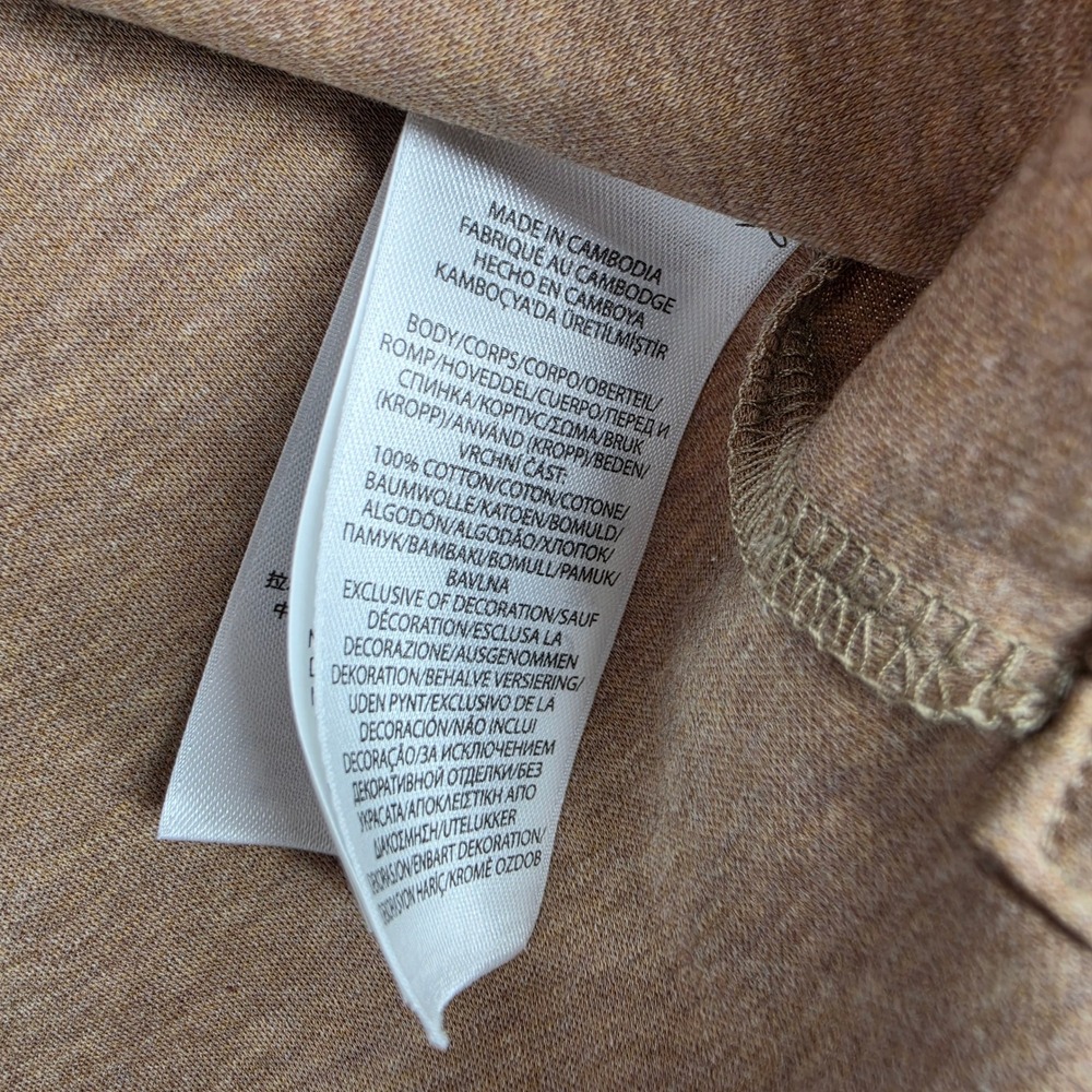 Polo Ralph Lauren Custom Slim Fit Polo Shirt XL Brown Cotton Short Sleeve NWT - Picture 5 of 6